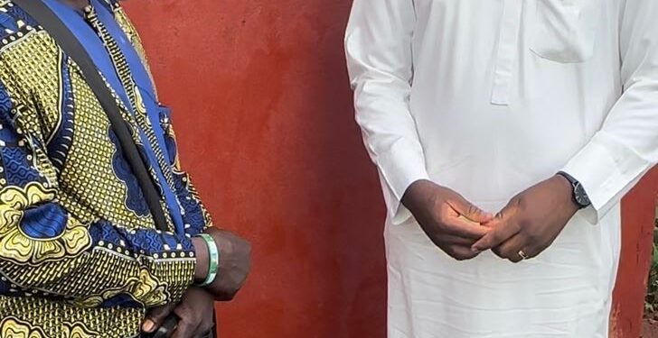 Benard Omohe Fulfills Promise, Commissions Toilet for Eguare Primary School