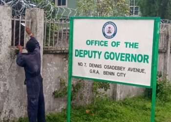 Edo State Govt Seals Deputy Governor’s Office Amid Ongoing Dispute
