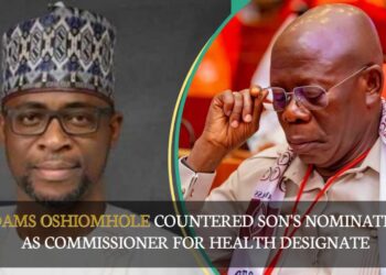 Adams Oshiomhole Countered Son’s Nomination As Commissioner For Health Designate 