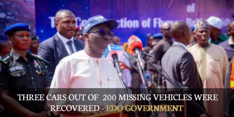Three Cars Out Of 200 Missing Vehicles Were Recovered – Edo Government