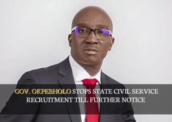 Gov. Okpebholo Stops State Civil Service Recruitment Till Further Notice
