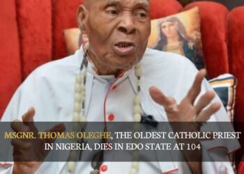 Msgnr. Thomas Oleghe, The Oldest Catholic Priest In Nigeria, Dies In Edo State At 104