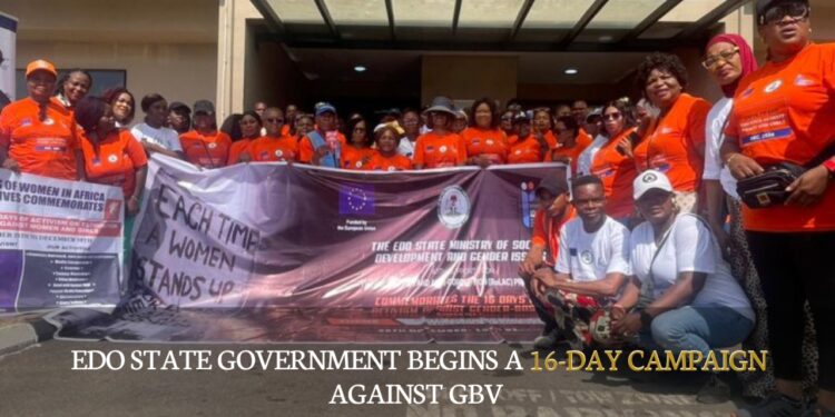 Edo State Government Begins A 16-Day campaign against GBV