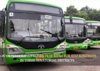 Gov Okpebholo Approves Free Rides For Edo Residents In Three Senatorial Districts