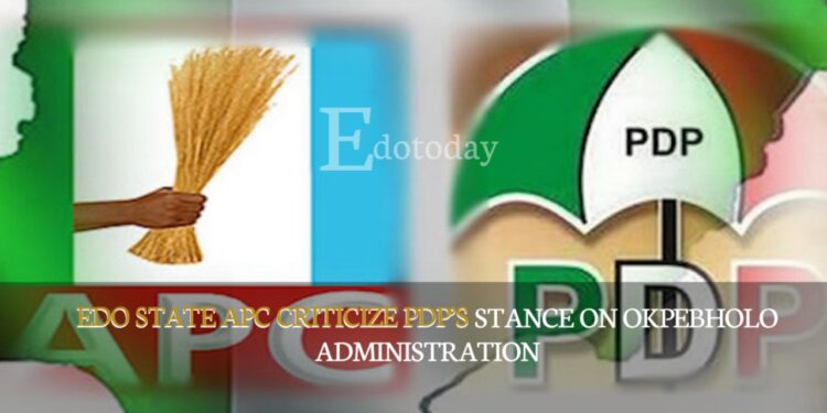 Edo State APC Criticize PDP’s Stance On Okpebholo Administration