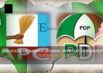 Edo State APC And PDP Quarrel Over Gov. Okpebholo’s Flyover Project
