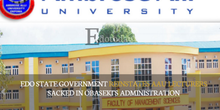 Edo State Government Reinstates AAU Lecturers Sacked In Obaseki’s Administration