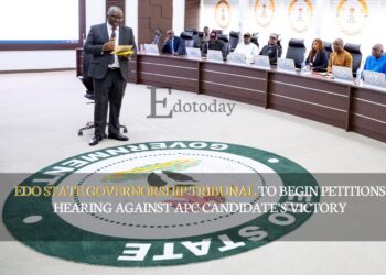 Edo State Governorship Tribunal To Begin Petitions Hearing Against APC Candidate’s Victory