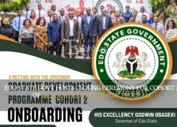 Edo State Govt Hosts Closing Ceremony For Cohort 2 Of Graduate Development Program