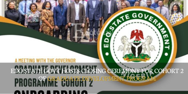 Edo State Govt Hosts Closing Ceremony For Cohort 2 Of Graduate Development Program