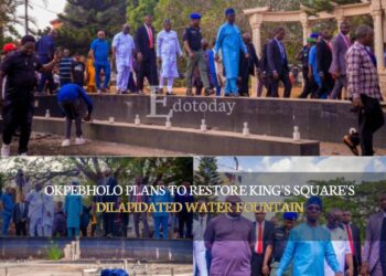 Okpebholo Plans To Restore King’s Square’s Dilapidated Water Fountain