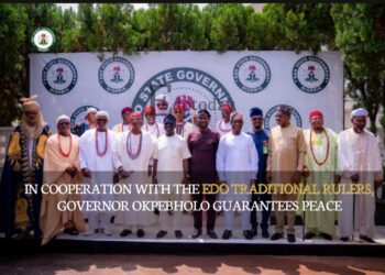 In Cooperation With The Edo Traditional Rulers, Governor Okpebholo Guarantees Peace