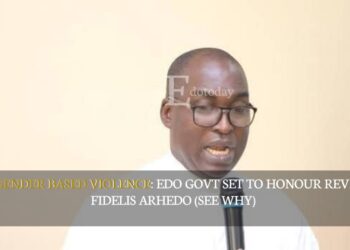 Gender Based Violence: Edo Govt Set To Honour Rev. Fidelis Arhedo (SEE WHY)