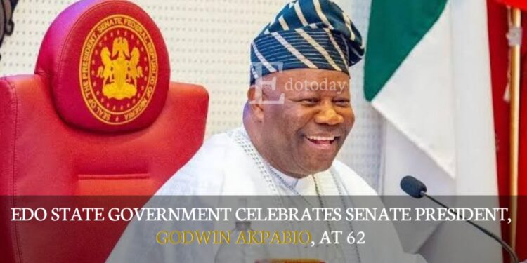 Edo State Government Celebrates Senate President, Godwin Akpabio, At 62