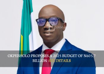 Okpebholo Proposes A 2025 Budget Of N605.7 billion :SEE DETAILS
