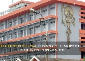 Edo Election Tribunal: Opposing Parties Supporters Clash In Court (READ MORE)