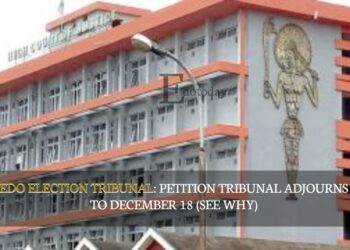 Edo Election Tribunal: Petition Tribunal Adjourns To December 18 (SEE WHY)