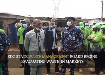 Edo State Waste Management Board Begins Evacuating waste  In Markets