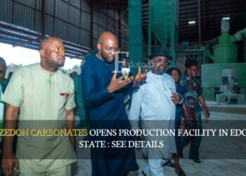 Izedon Carbonates Opens Production Facility In Edo State : SEE DETAILS
