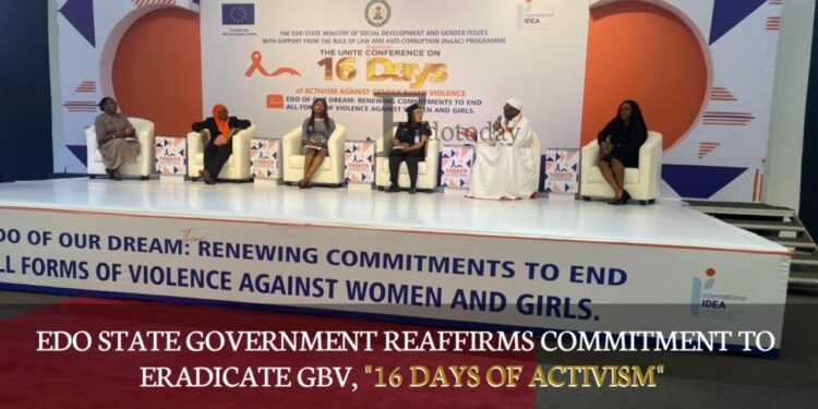Edo State Government Reaffirms Commitment To Eradicate GBV, “16 Days Of Activism”