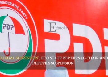 “ILLEGAL SUSPENSION”, Edo State PDP Errs LG Chair And Deputies Suspension