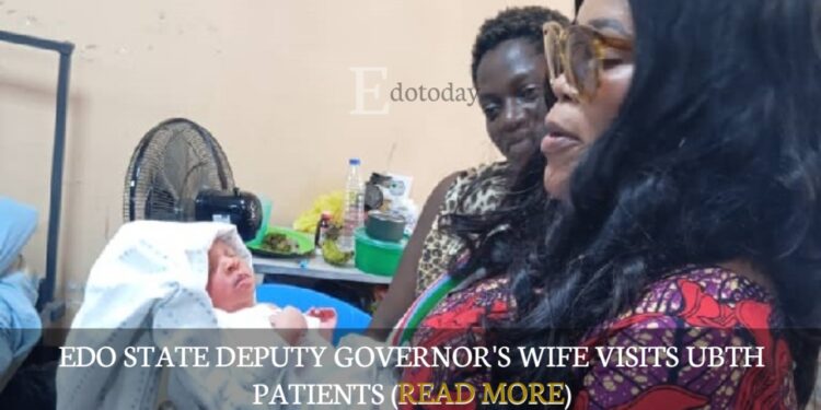 Edo State Deputy Governor’s Wife Visits UBTH Patients (READ MORE)