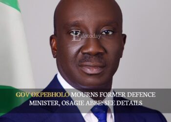 Gov Okpebholo Mourns Former Defence Minister, Osagie Abbe: SEE DETAILS
