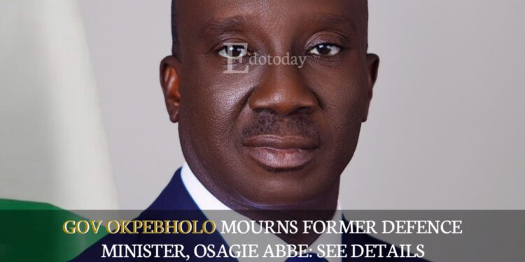 Gov Okpebholo Mourns Former Defence Minister, Osagie Abbe: SEE DETAILS