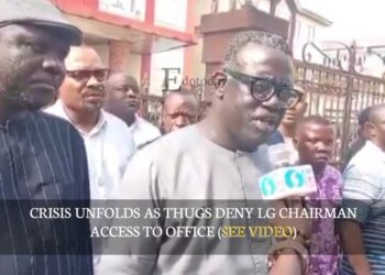 Crisis Unfolds As Thugs Deny LG Chairman Access To Office (SEE VIDEO)