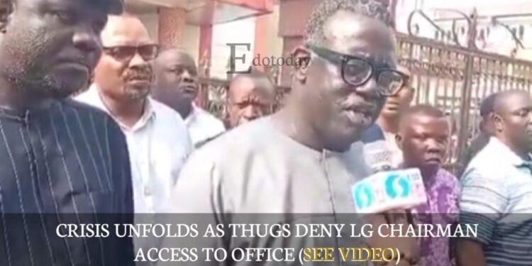 Crisis Unfolds As Thugs Deny LG Chairman Access To Office (SEE VIDEO)