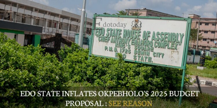 Edo State Inflates Okpebholo’s 2025 Budget Proposal : SEE REASON