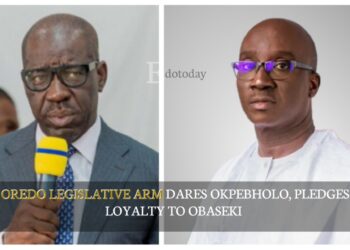 Oredo Legislative Arm Dares Okpebholo, Pledges Loyalty To Obaseki 