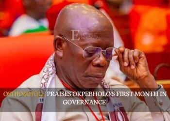 Oshiomhole Praises Okpebholo’s First Month In Governance