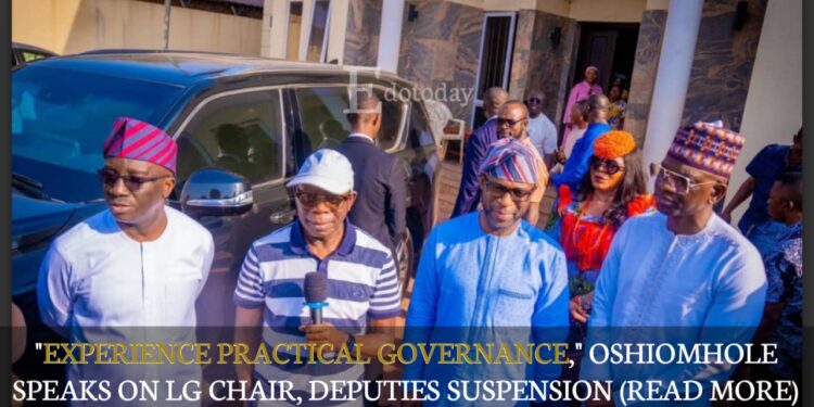 “Experience Practical Governance,” Oshiomhole Speaks On LG Chair, Deputies Suspension (READ MORE)
