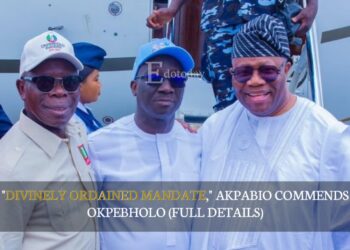 “Divinely Ordained Mandate,” Akpabio Commends Okpebholo (FULL DETAILS)