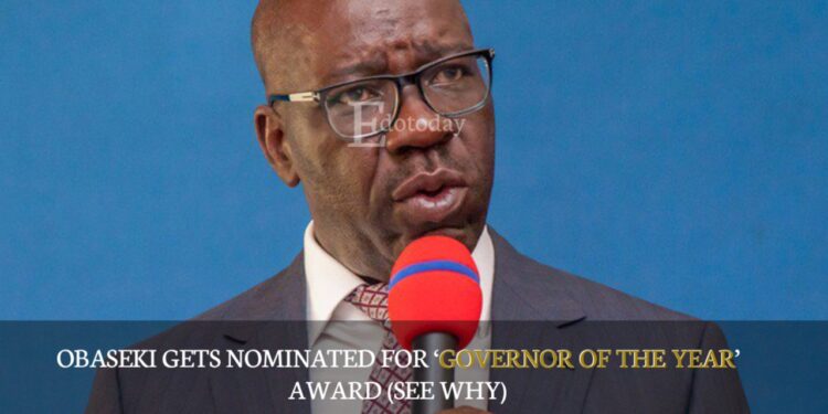 Obaseki Gets Nominated For ‘Governor Of The Year’ Award (SEE WHY)
