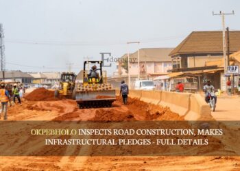 Okpebholo Inspects Road Construction, Makes Infrastructural Pledges – FULL DETAILS