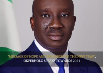 “Message Of Hope And Progress For The New Year”, Okpebholo Speaks Towards 2025