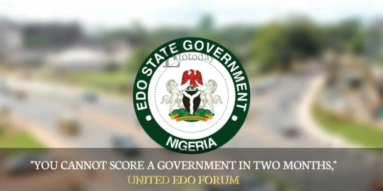 “You Cannot Score A Government In Two Months,” United Edo Forum