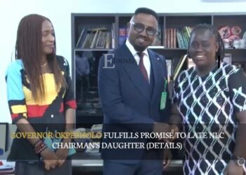 Governor Okpebholo Fulfills Promise To Late NLC Chairman’s Daughter (DETAILS)
