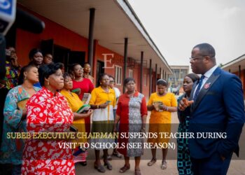 SUBEB Executive Chairman Suspends Teacher During Visit To Schools (SEE REASON)