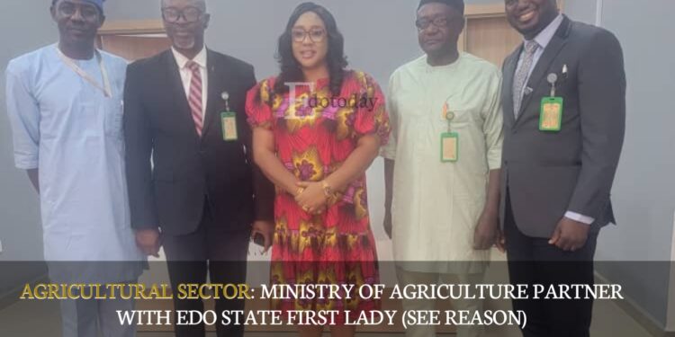 AGRICULTURAL SECTOR: Ministry Of Agriculture Partner With Edo State First Lady (SEE REASON)