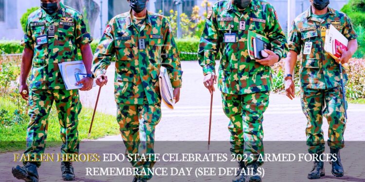FALLEN HEROES: Edo State Celebrates 2025 Armed Forces Remembrance Day (SEE DETAILS)