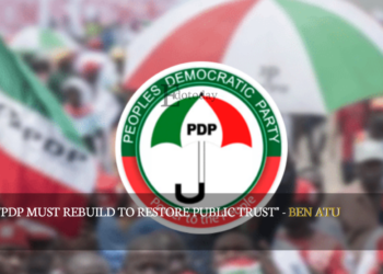 “PDP Must Rebuild To Restore Public Trust” – Ben Atu