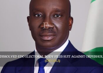 Dissolved Edo Electoral Body Files Suit Against Okpebholo (DETAILS)