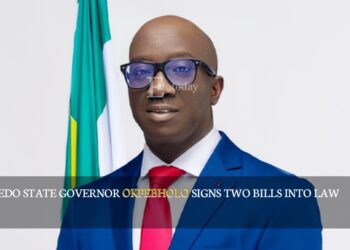 Edo State Governor Okpebholo Signs Two Bills Into Law