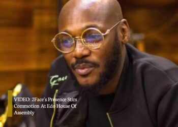 VIDEO: 2Face’s Presence Stirs Commotion At Edo House Of Assembly