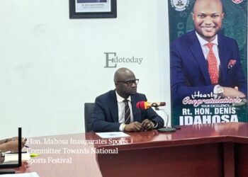 Hon. Idahosa Inaugurates Sports Committee Towards National Sports Festival