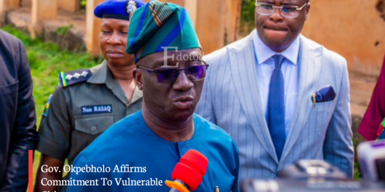 Gov. Okpebholo Affirms Commitment To Vulnerable Citizens