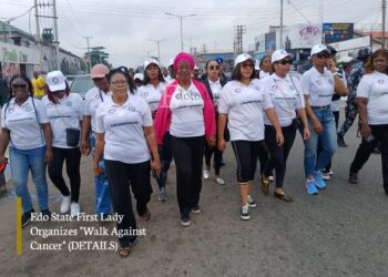 Edo State First Lady Organizes “Walk Against Cancer” (DETAILS)